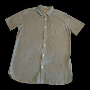 Levi's Blue Casual Button Down Shirt Lightweight Cotton